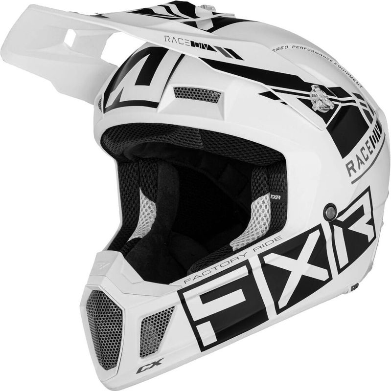 FXR - Clutch CX Pro - Crosshelm - Zwart - Polymeer - Lichtgewicht