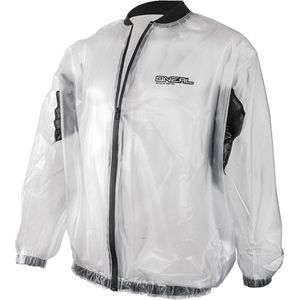 O'NEAL - Splash Rain Jacket - Regenjas - Transparant - Waterdicht, PVC, Neopreen Kraag, Mesh-Inzetstukken