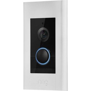 Ring Video Deurbel Elite - Bedraad - Livebeeld - Zilver