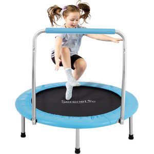 Tunturi Trampoline voor binnen, fitnesstrampoline van 95 cm, trampoline voor sport en uithoudingsvermogen