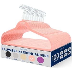 Fluwelen Kleerhanger Lichtgrijs | Koop goedkoop bij SONGMICS