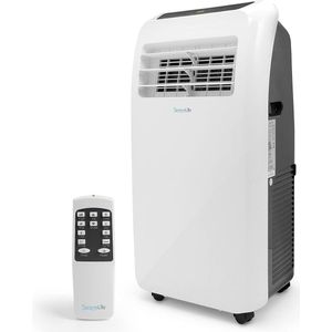SereneLife Mobiele Airco - 12.000 BTU 3-in-1 Draagbare Airconditioner met Ingebouwde Ontvochtigerfunctie - Afstandsbediening en Compleet Raammontage Uitlaatkit