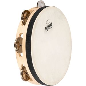 NINO Percussion Tamboerijn met kunststof vel, 8 inch, enkele rij