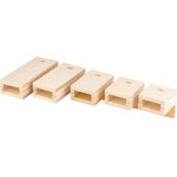 Meinl TMWTB Wood Temple Block Set