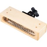 Meinl Percussie houtblok handklapeffect met stalen cabasaketting, speelbaar met drumsticks - Made in Europe - Baltic Birch, 2 jaar garantie (MWBHC)