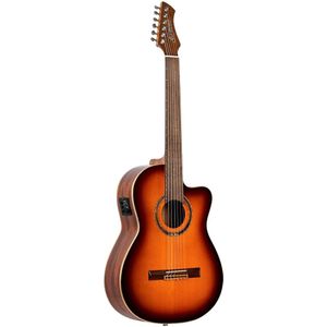 Ortega Guitars Performer Series RCE238SN-FT 4/4 concertgitaar met smalle hals van sparrenhout + voorversterker + tas