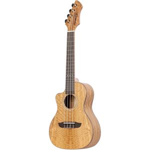Ortega Guitars Konzert Ukulele Linkshänder – Elektro-Akustisch – Horizon Series – Inklusive Gigbag – Mango, Natur (RUMG-CE-L)