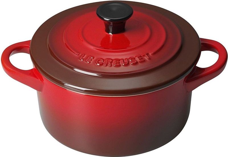 Le Creuset - Mini Stoofpannetje - Kersenrood - 10 cm