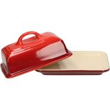 Le Creuset - Botervloot - Kersenrood - 17 cm