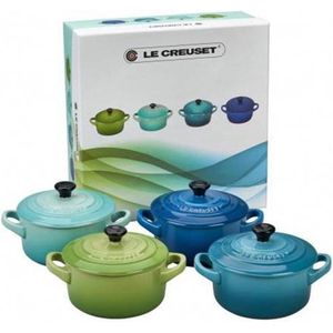 Mini Pfannenset Le Creuset Metallic PA/CM/CB/MB (4-delige set)