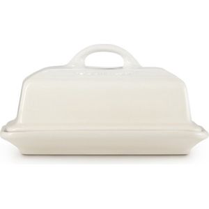 Le Creuset Keramische botervloot, 900 g, 17 x 12,5 x 9 cm, meringue