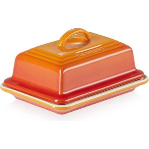 Le Creuset Botervloot van aardewerk, 900 g, 17 x 12,5 x 9 cm, bamboe, 80837174080003