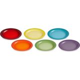 Dinerbord Le Creuset Regenboog (6-Delig)