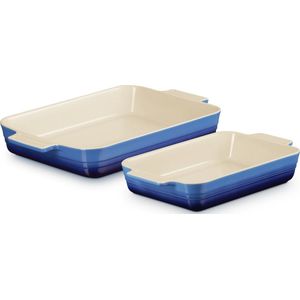 Le Creuset Ovenschalen Classic & 32 Azure 2 delig