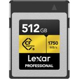 Lexar - CFexpress Professional - Geheugenkaart - 512GB - 1750MB/s