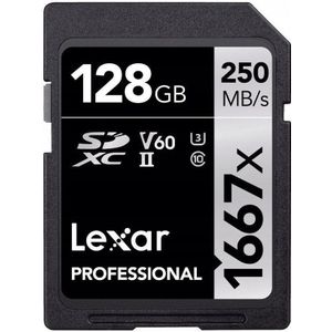 Lexar SDXC Professional UHS-II 1667x 128GB V60
