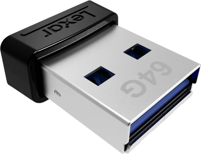 Lexar - JumpDrive S47 - USB-stick - Zwart - 64 GB, USB 3.1, 250 MB/s leessnelheid