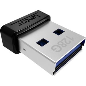 Lexar JumpDrive s47 (128 GB, USB A, USB 3.1), USB-stick, Zwart