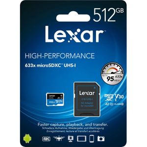 Lexar microSDXC High-Performance UHS-I 633x 512GB