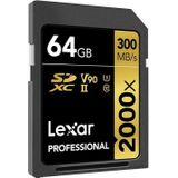 Lexar SDXC Professional UHS-II 2000x 64GB