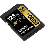 Lexar - Professional 2000x - Geheugenkaart - Goud - 128 GB - UHS-II