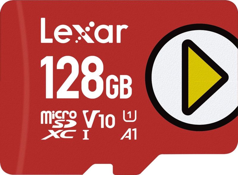 Lexar - microSDXC Kaart - 128GB - Rood - UHS-I U3 tot 150MB/s