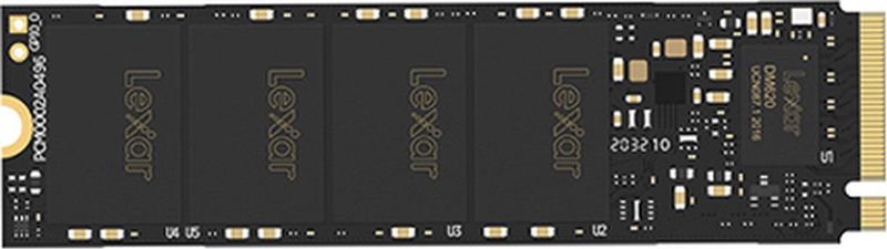 Lexar - NM620 - SSD - Zwart - 256 GB - M.2, PCI Express 3.0, Snelheid 3300 MB/s