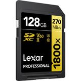 Lexar Professional Gold SD Kaart - 128 GB - 1800x - 180MB/s