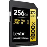 Lexar Professional Gold 1800x SD Kaart - 180MB/s - 256 GB