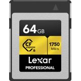 Lexar SD Pro Gold Series UHS-II 1800x 64GB V60 - 2-Pack