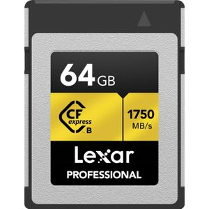 Lexar SD Pro Gold Series UHS-II 1800X 64GB V60 - 2 Pak
