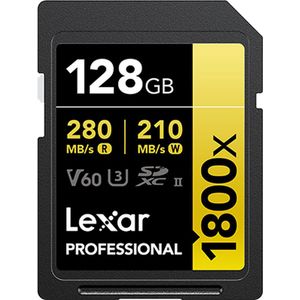Lexar Professional GOLD SDXC 128GB UHS-II V60 - 2 Pack
