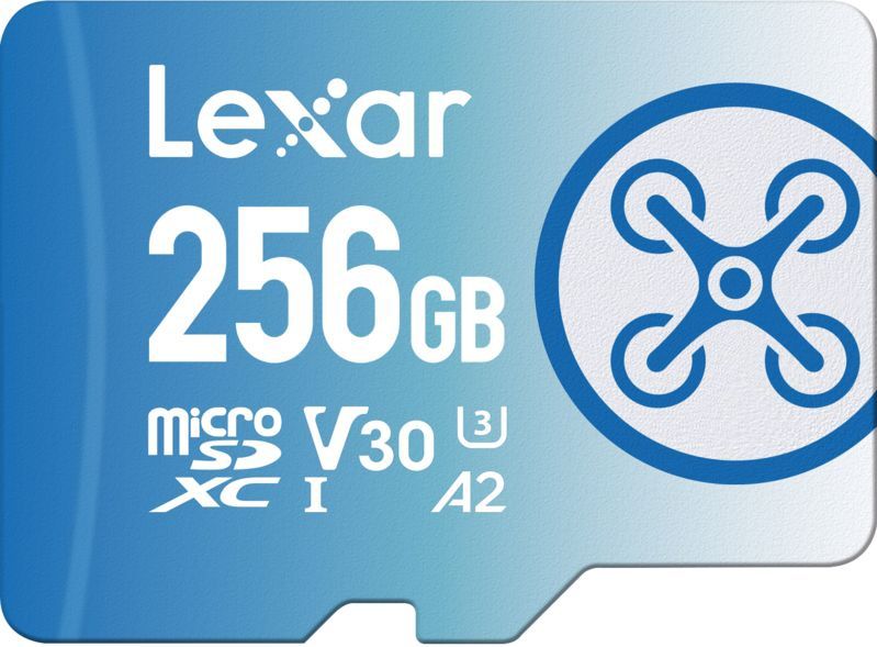 Lexar - FLY - Geheugenkaart - Blauw - 256 GB - microSDXC - U3 - UHS-I