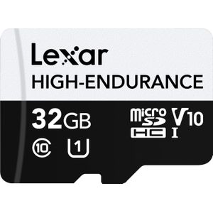 Lexar Karta High-Endurance MicroSDHC 32 GB Class 10 UHS-en/U1 V10 (LMSHGED032G-BCNNG)