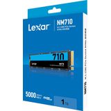 Lexar NM710 Interne SSD - PCIe 4.0 - NVMe M.2 - 1TB - Zwart