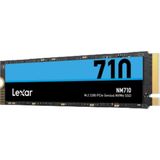 Lexar NM710 Interne SSD - PCIe 4.0 - NVMe M.2 - 1TB - Zwart