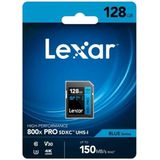 Lexar - High-Performance 800x PRO - Geheugenkaart - Zwart - 128GB