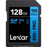 Lexar - High-Performance 800x PRO - Geheugenkaart - Zwart - 128GB