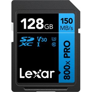 Lexar - High-Performance 800x PRO - Geheugenkaart - Zwart - 128GB