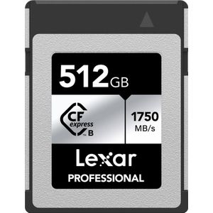 Lexar CFexpress Pro Type B Silver Series 512GB - 1750MB/s Geheugen