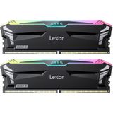 Lexar - Ares RGB - RAM - Zwart - 2 x 16GB, 6000 MHz, DDR5, DIMM 288 pin