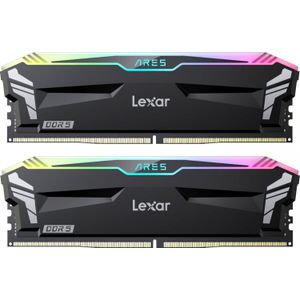 Lexar - Ares RGB - RAM - Zwart - 2 x 16GB, 6000 MHz, DDR5, DIMM 288 pin