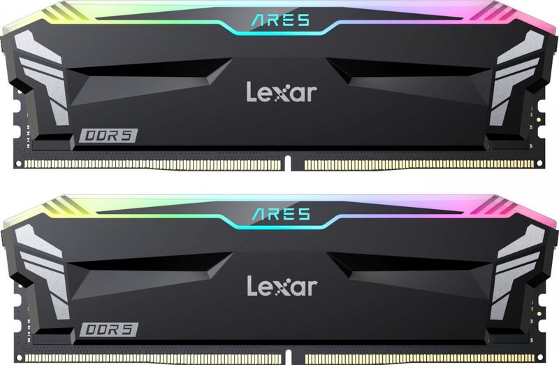 Lexar - Ares RGB - RAM - Zwart - 2 x 16GB, 6000 MHz, DDR5, DIMM 288 pin