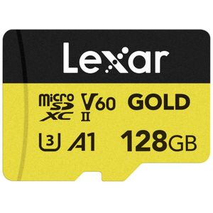 Lexar microSDXC Gold Series UHS-II 128GB V60