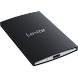 Lexar SL500 Externe SSD 1TB, USB 3.2 Gen2x2 Portable SSD, bis zu 2000 MB/s Lesen, 1800 MB/s Schreiben, Tragbare SSD für iPhone15-Serie/Mac/PS5/XBOX/Laptop/PC und Spielkonsole (LSL500X001T-RNBNG)
