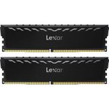 Lexar Thor LD4U16G36C18LG-RGD - Geheugen - DDR4 - 32 GB: 2 x 16 GB - 288-PIN - 3600 MHz / PC4-28800 - CL18 - 1.35V - XMP 2.0 - zwart