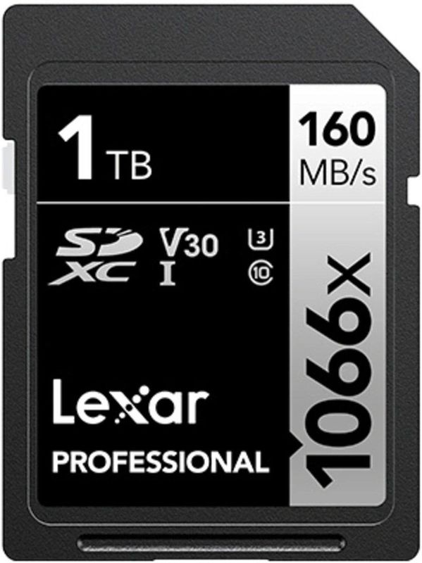 Lexar - Silver Plus - SD-kaart - 1TB - UHS-I V30 - R205/W150 MB/s