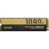 Lexar - Professional NM1090 Pro - SSD - Zwart - 2TB - PCI Express 5.0 x4 - NVMe 2.0 - 1400TBW