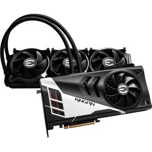 EVGA GeForce RTX 3090 Ti K|NGP|N HYBRID GAMING, 24G-P5-4998-KR, 24 GB GDDR6X, iCX3, HYBRID Cooler, OLED-scherm, achterplaat, gratis eLeash