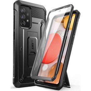 SupCase Outdoor hoes voor Samsung Galaxy A52/A52s 5G, telefoonhoes, bumper, case, 360 graden, beschermhoes, cover, Unicorn Beetle Pro, met geïntegreerde displaybescherming, zwart